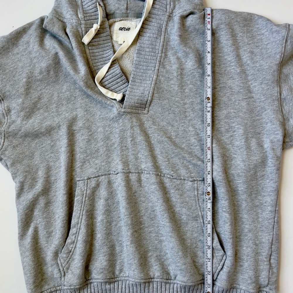 Cozy Aerie Grey Hoodie Sweatshirt - Picture 4 of 4